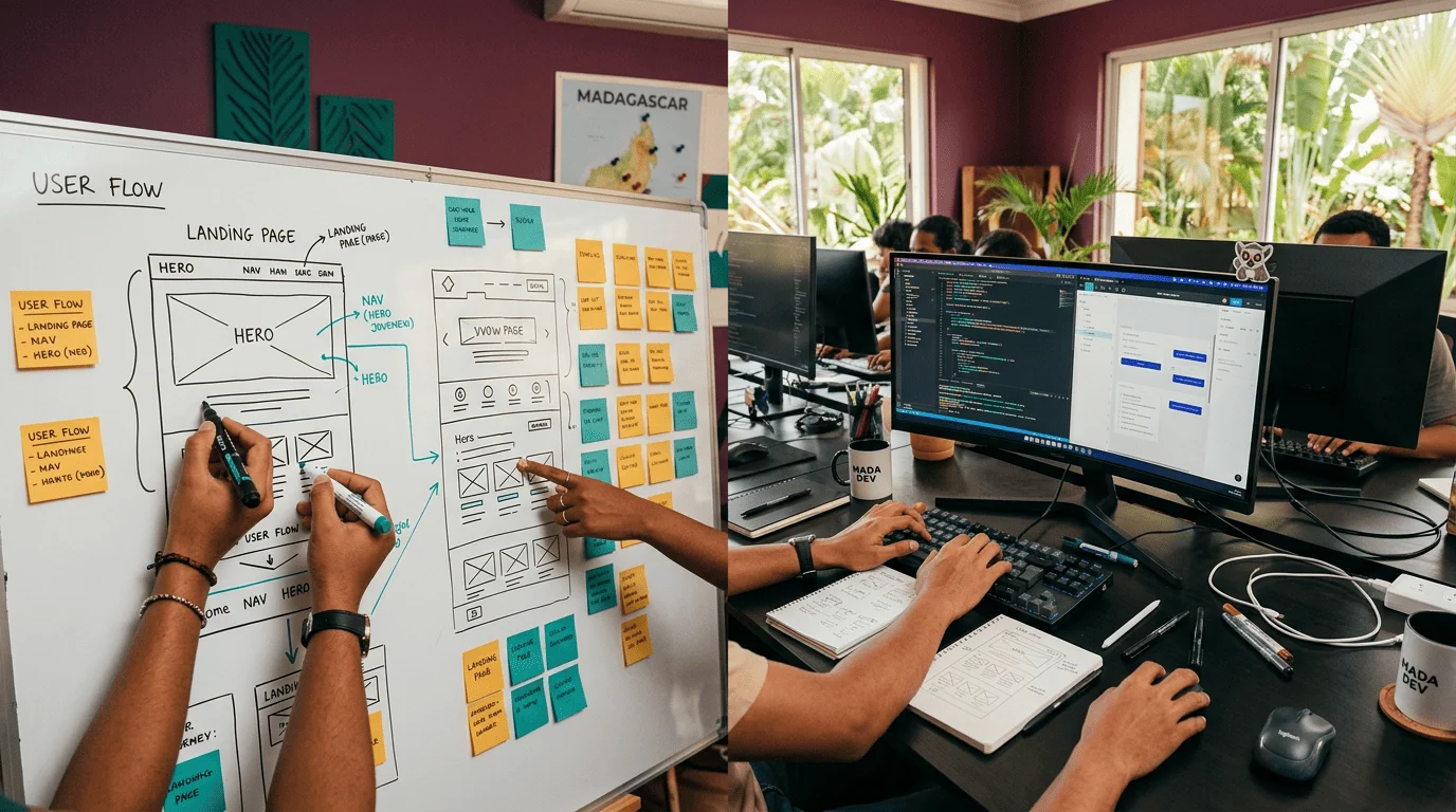 Poste de travail d'un développeur Lemur Lab